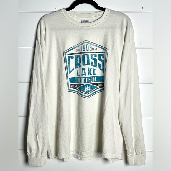 Long Sleeve Graphic Tee - Cross Lake MN - Picture 2 of 7
